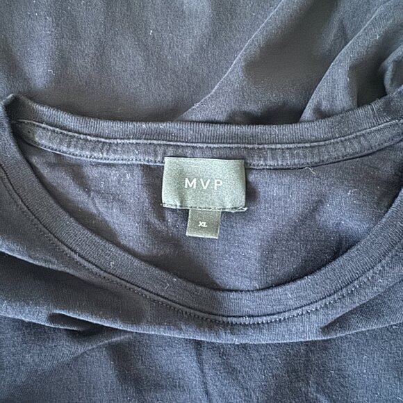 MVP Black T-Shirt with Chest Pocket - Picture 3 of 4